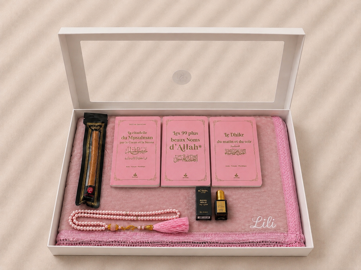 Coffret Tapis de Prière Rose