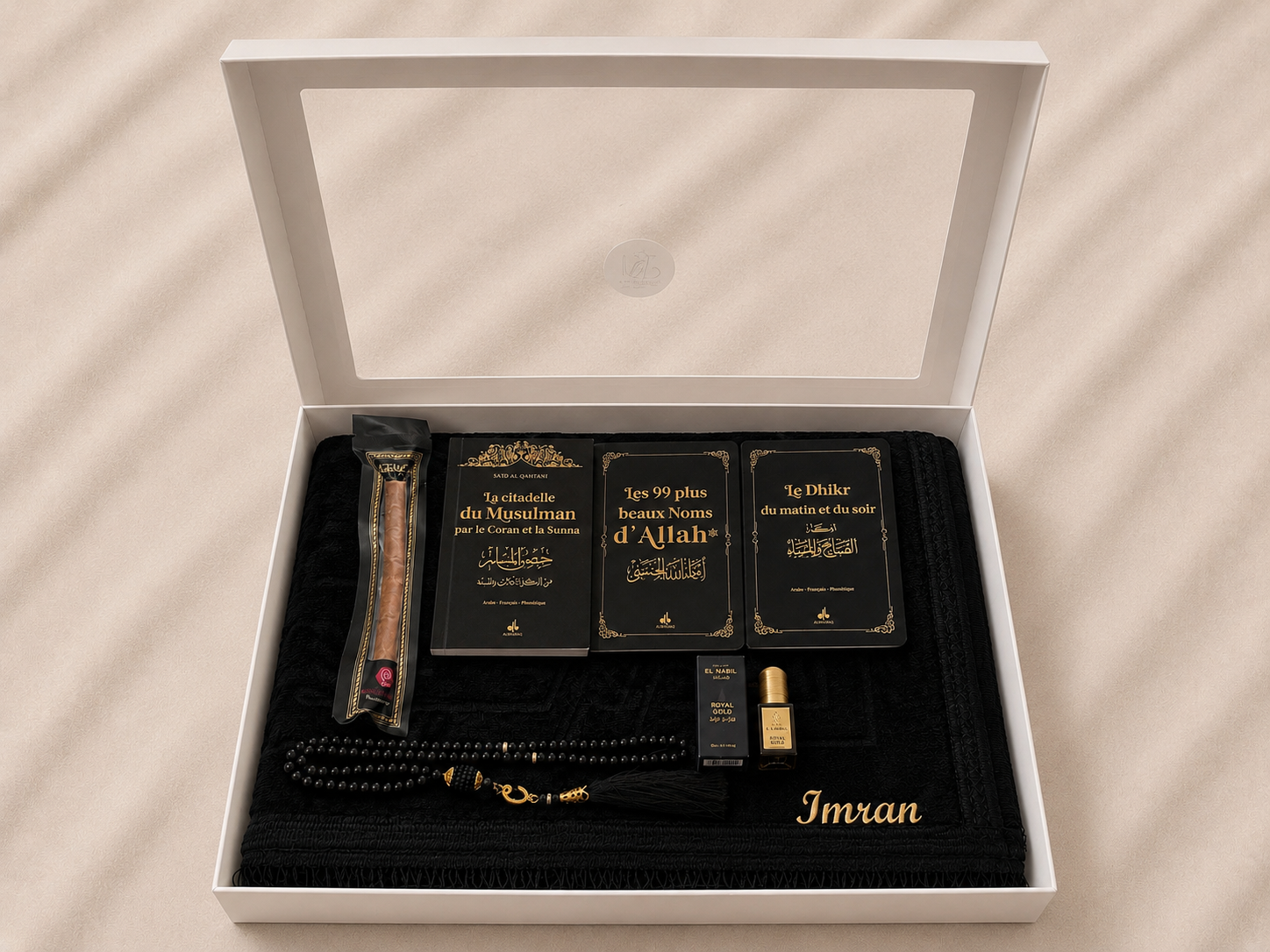 Coffret Tapis de Prière Noir