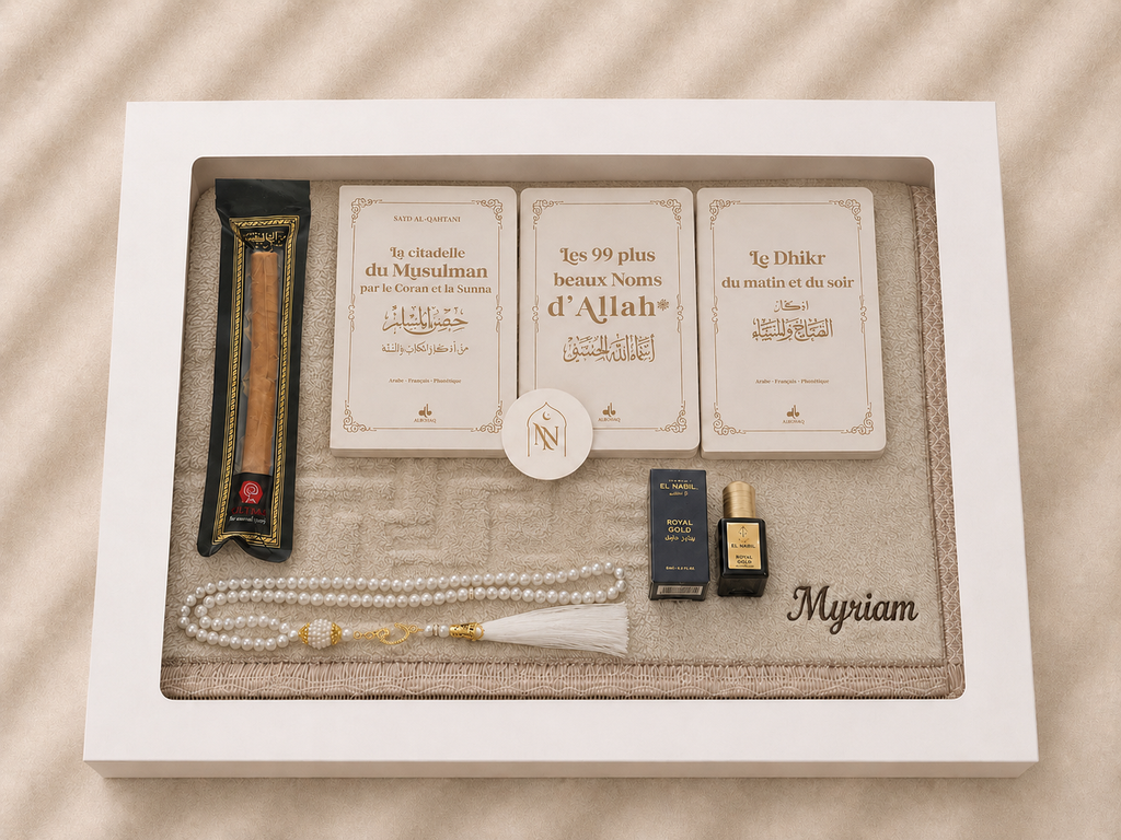 Coffret Tapis de Prière Beige